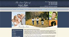 Desktop Screenshot of annacbrace.com